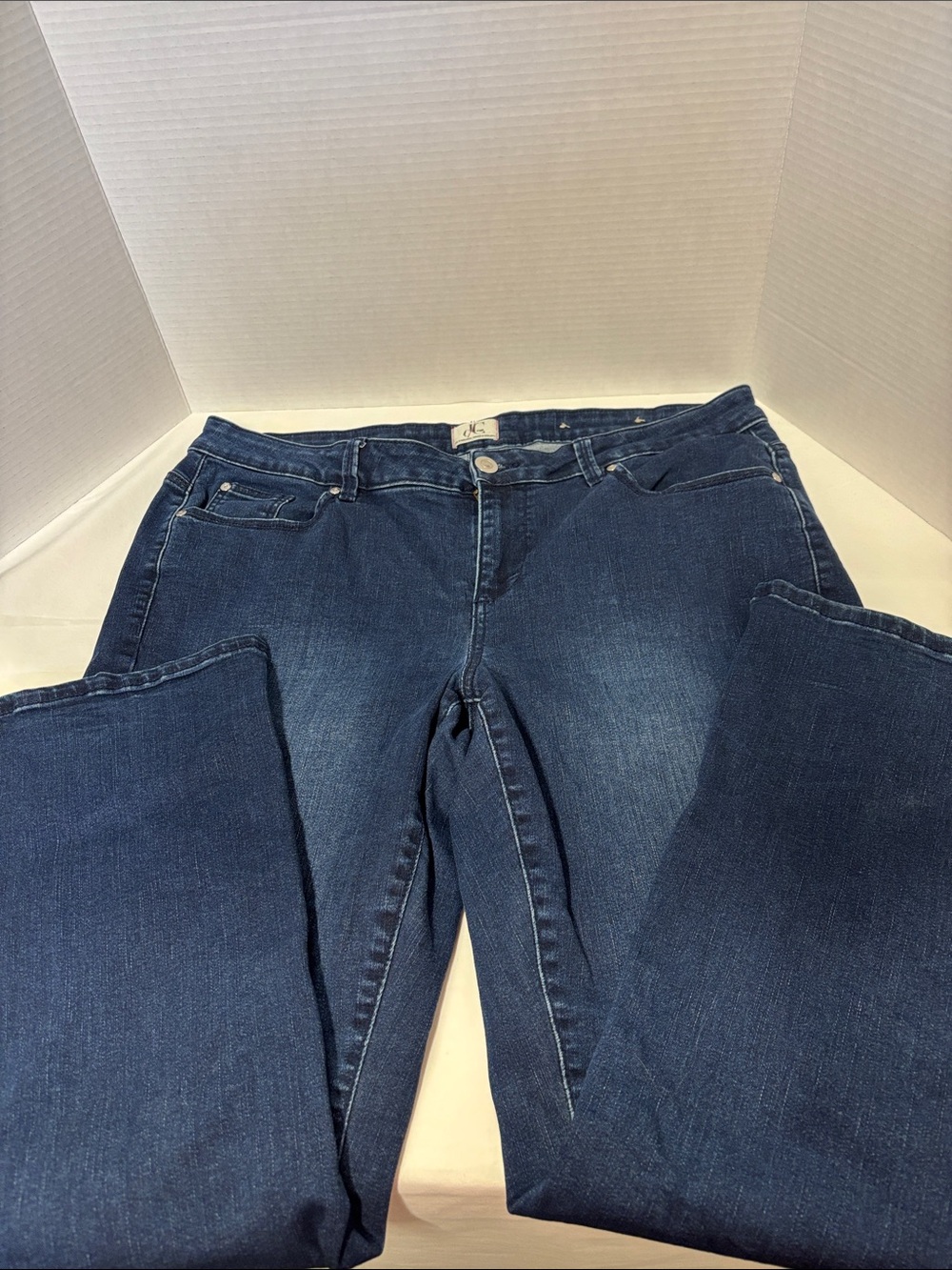 DC Women's Straight Leg Jeans in Deep Blue